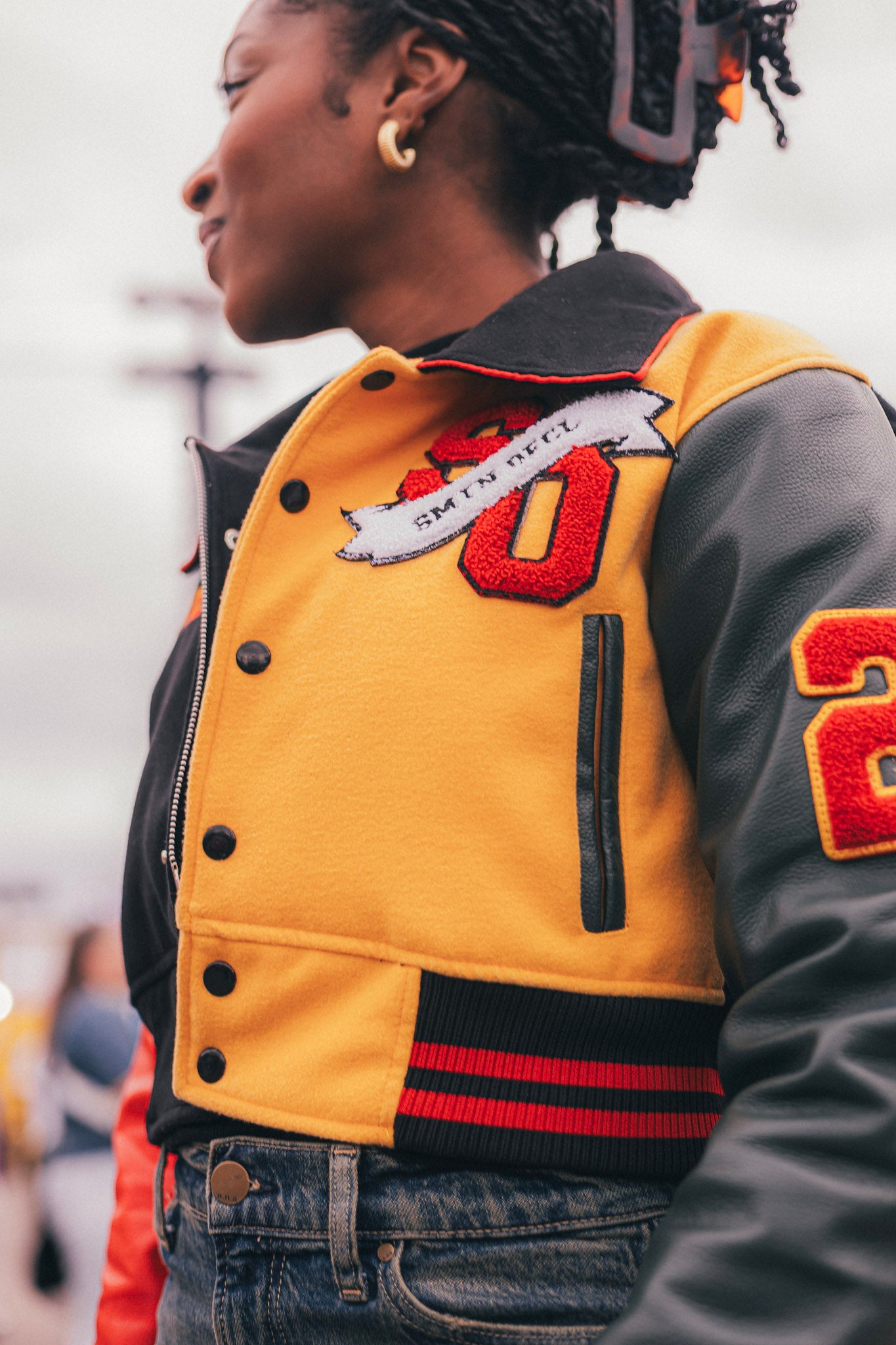 True Colors Varsity Jacket (Cropped)