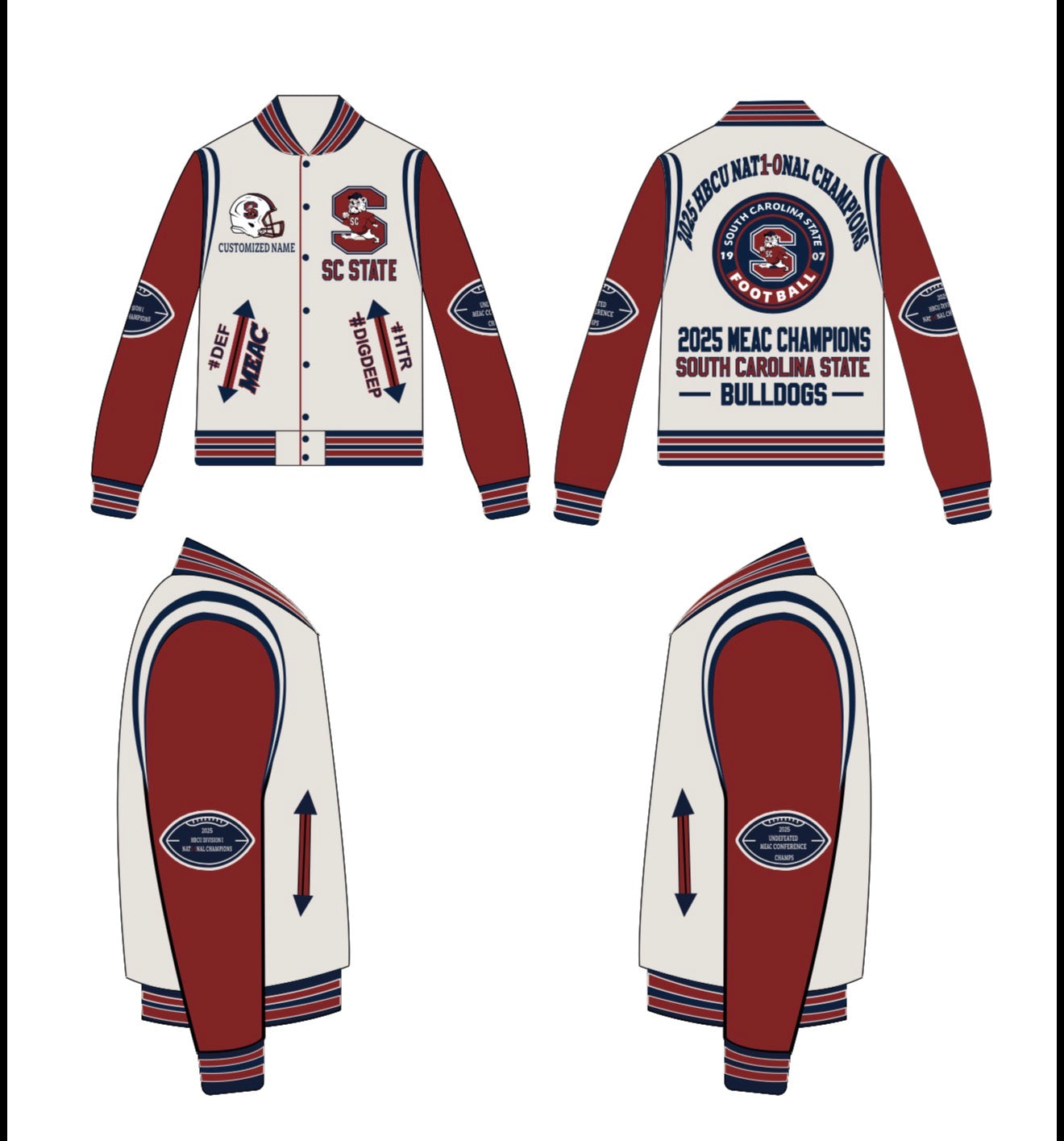 SCSU 2025 National Championship Letterman Jacket